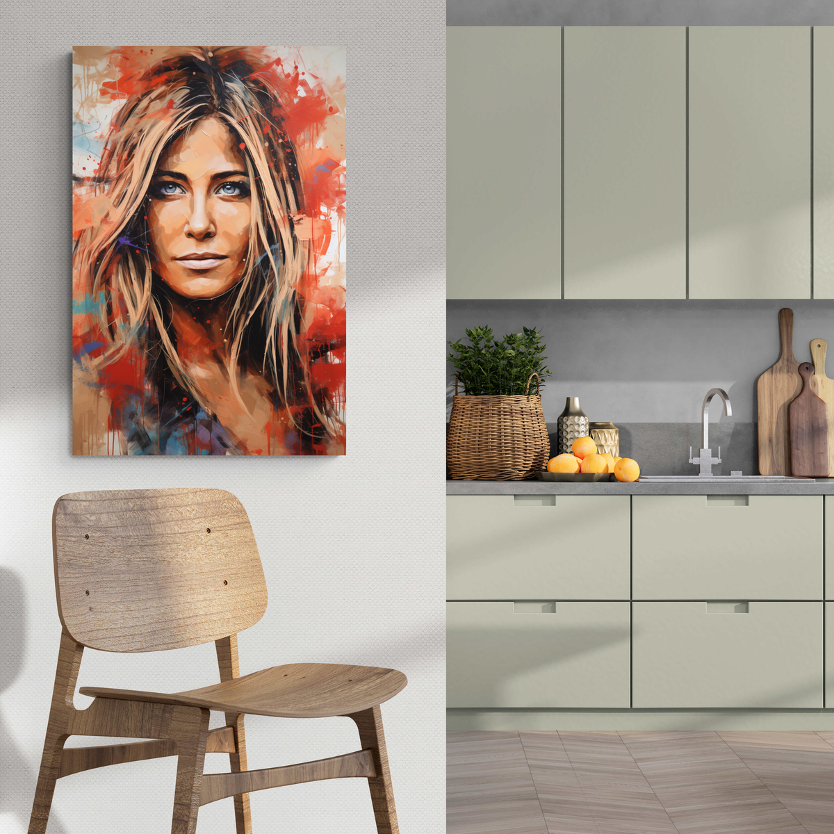 Jennifer Aniston in interieur