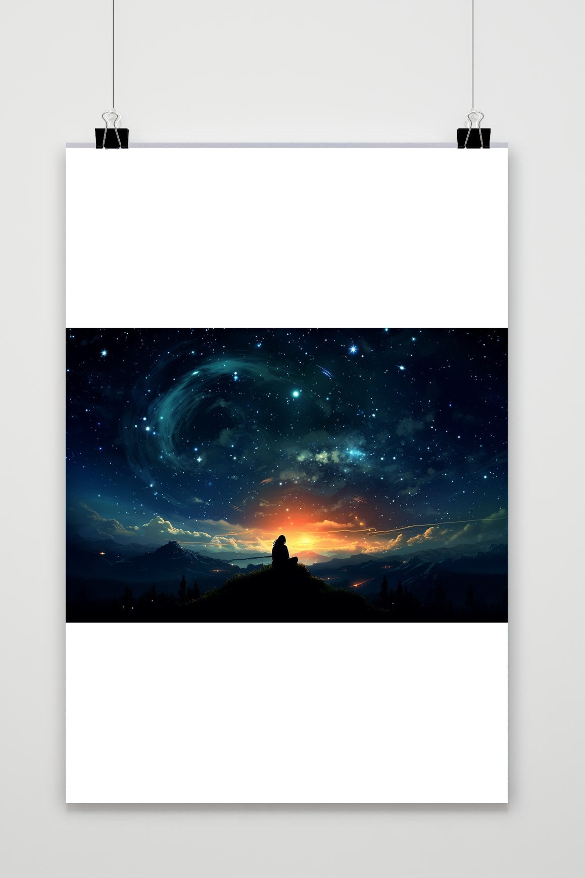 Póster Vista a la Montaña de 25 Artstreet