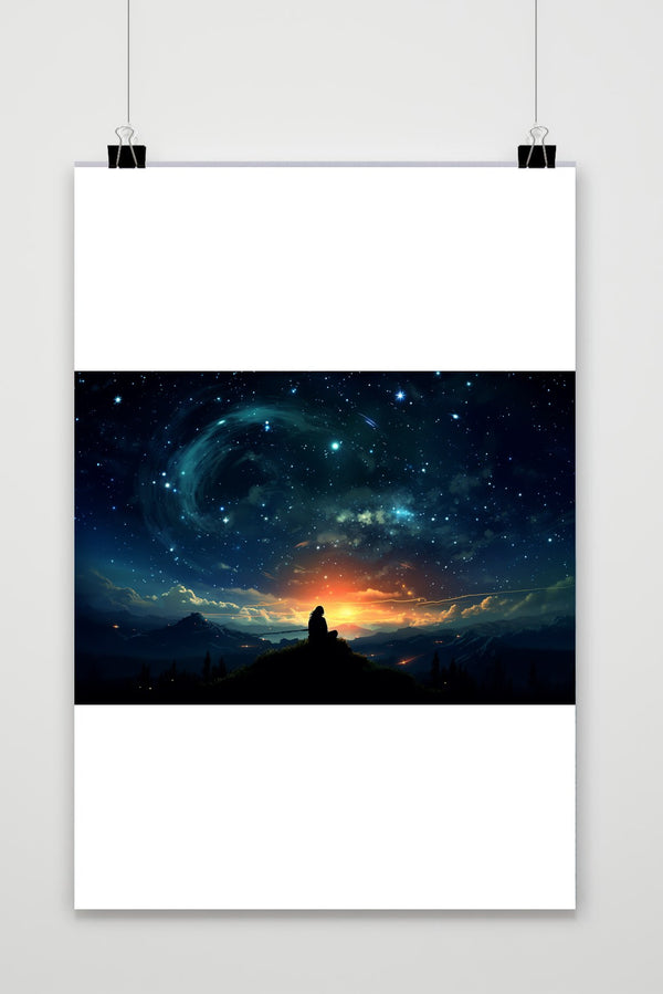 Berg Uitzicht poster