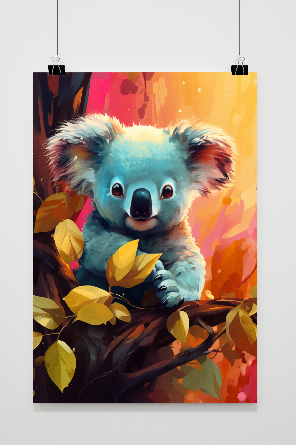 Póster Koala en el Árbol de 25 Artstreet