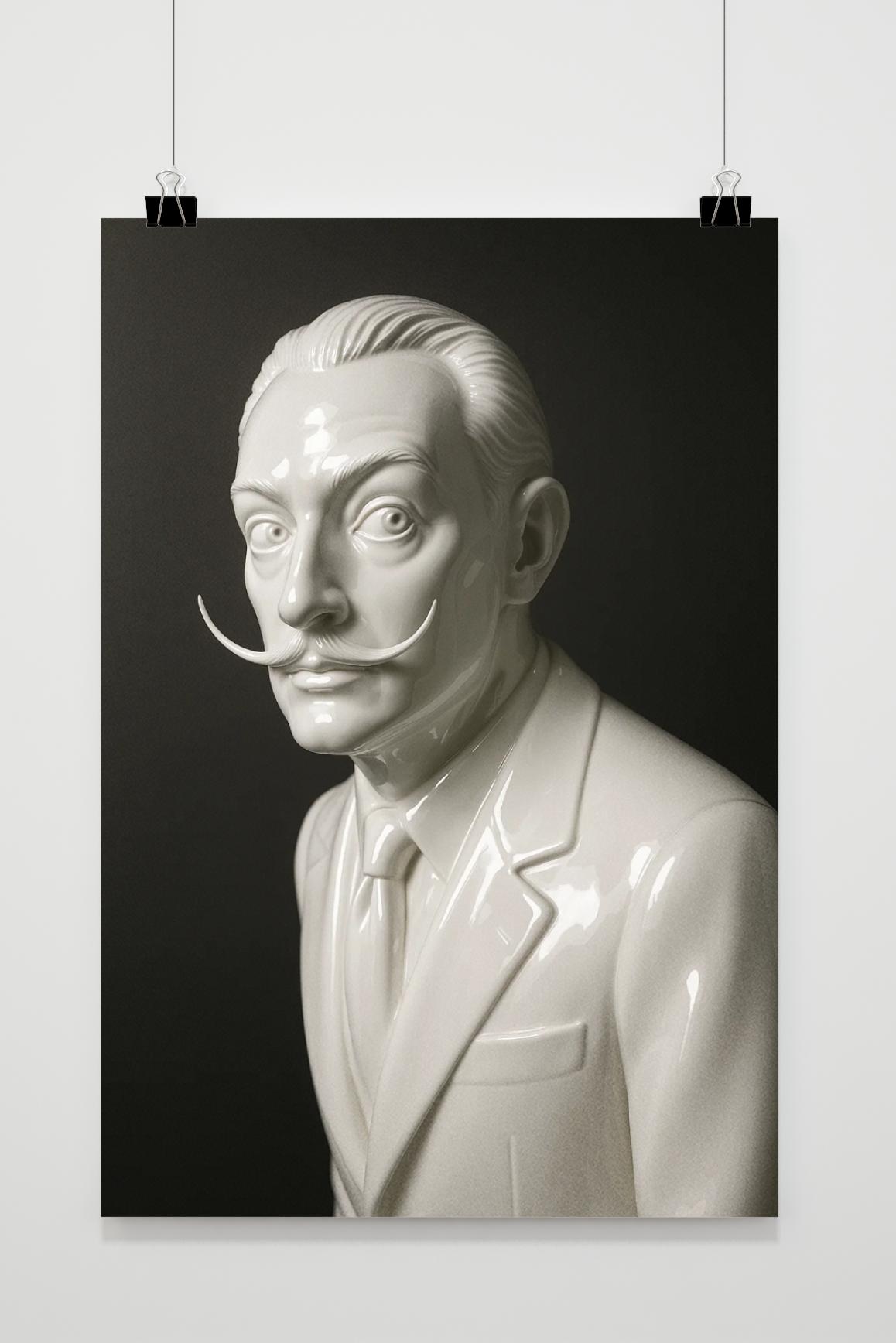 Affiche Salvador Dalí Sculpture Surrealism Artist de 25 Artstreet