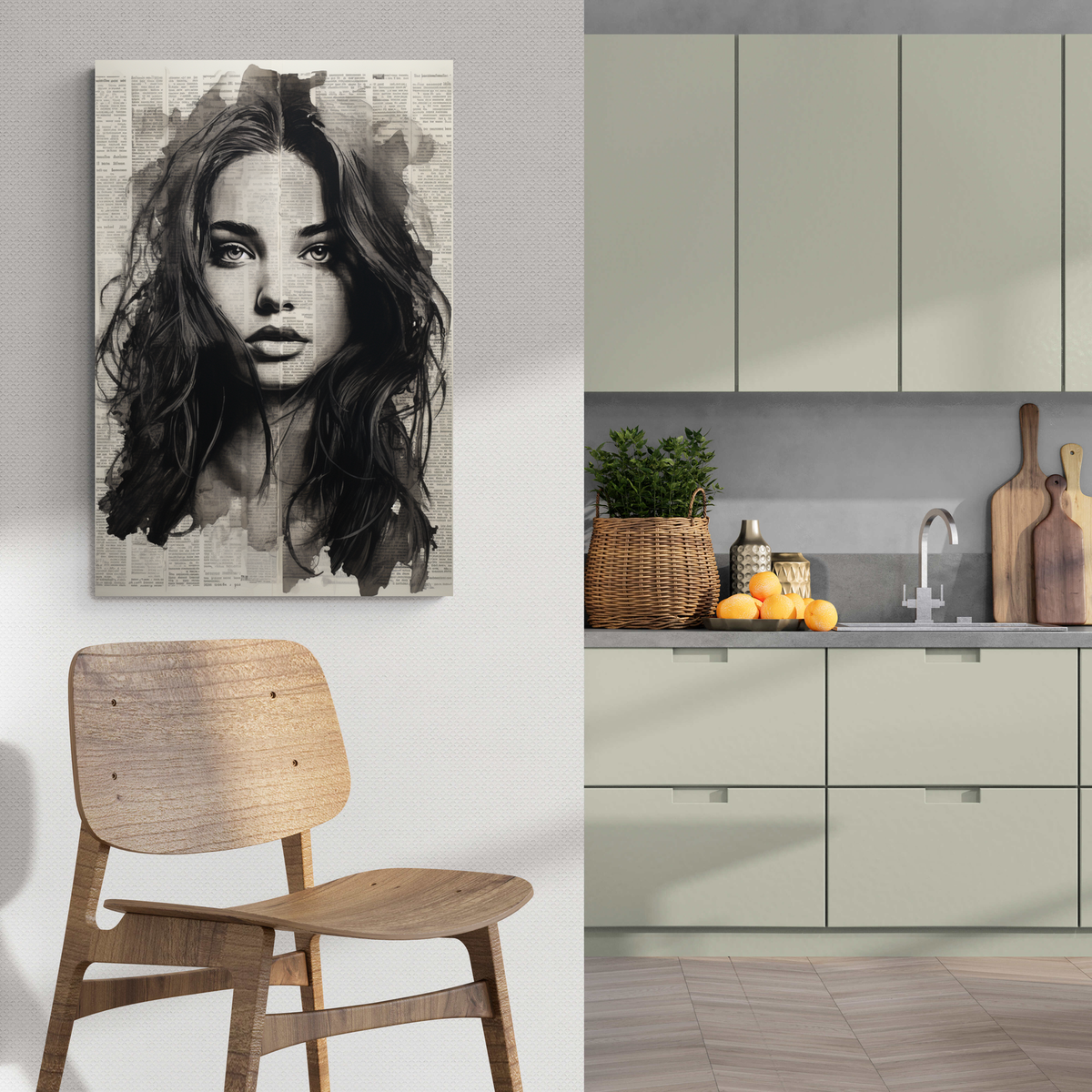 Article de Journal dans un intérieur