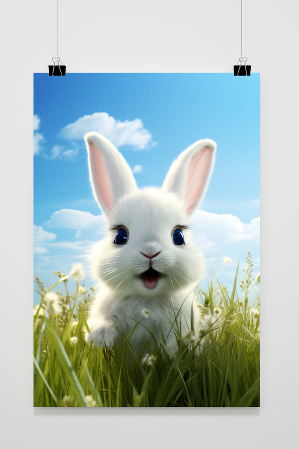 Konijn Lente poster