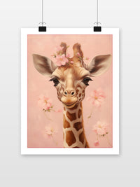 Girafe Fleur dans un intérieur (7)