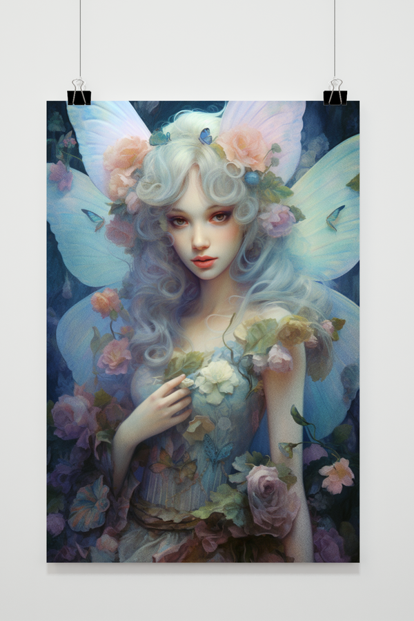 Blumen-Elfe Poster