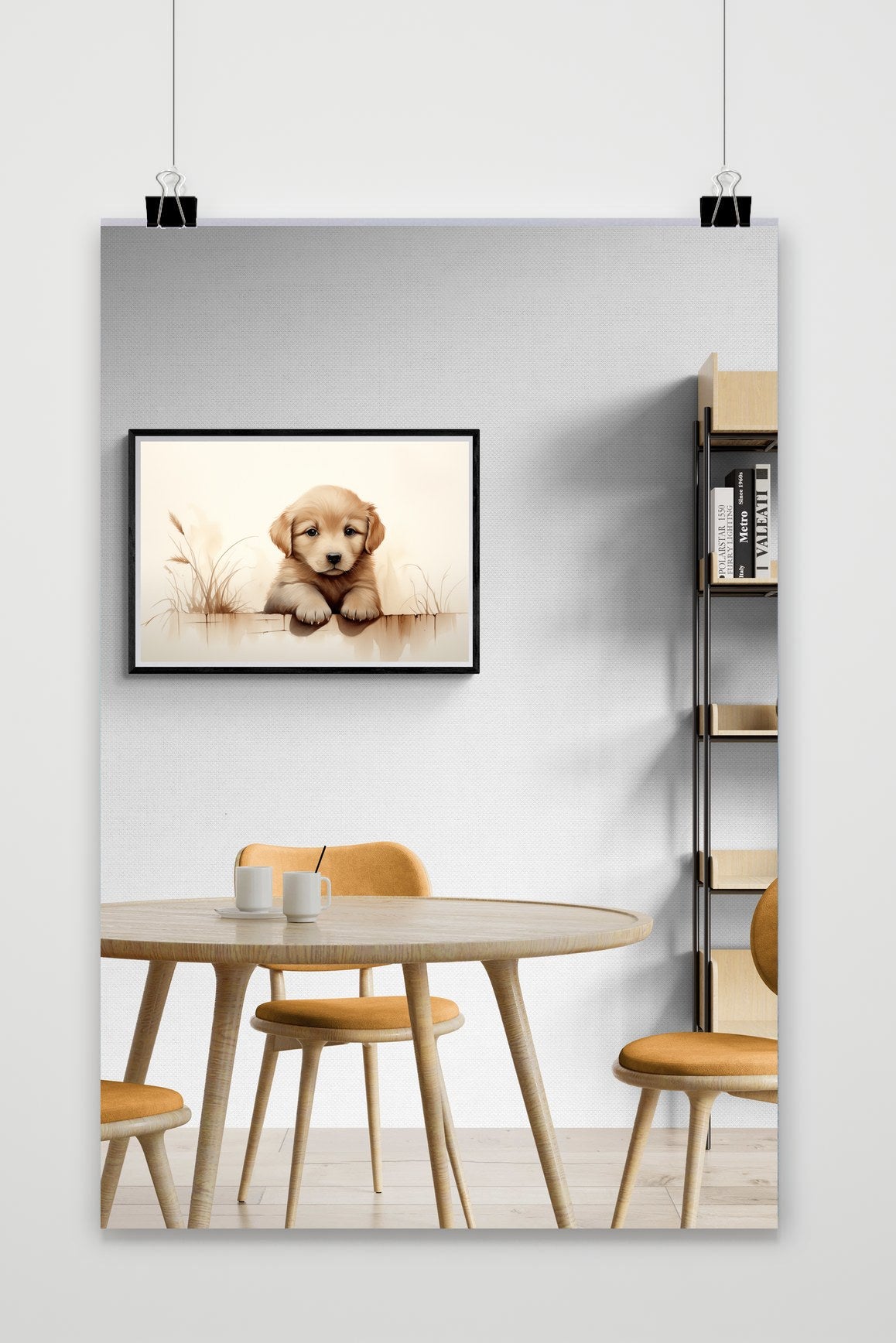Póster Cachorro Golden Retriever de 25 Artstreet