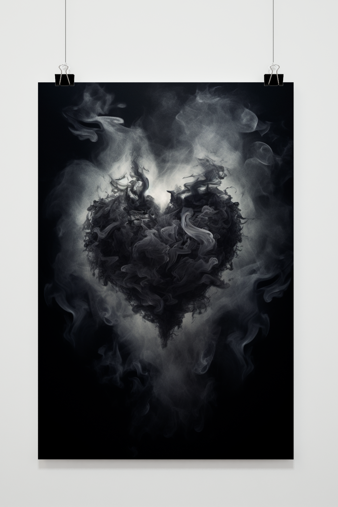 Póster Corazón de Humo de 25 Artstreet