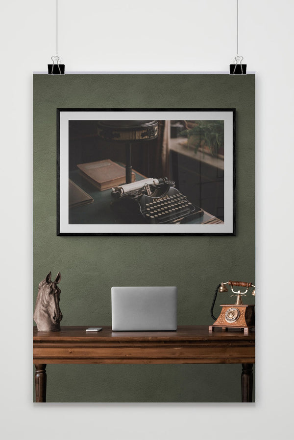 Typewriter poster
