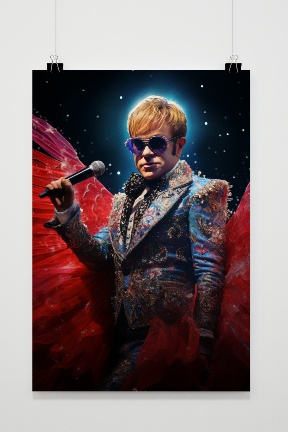 Póster Elton John de 25 Artstreet