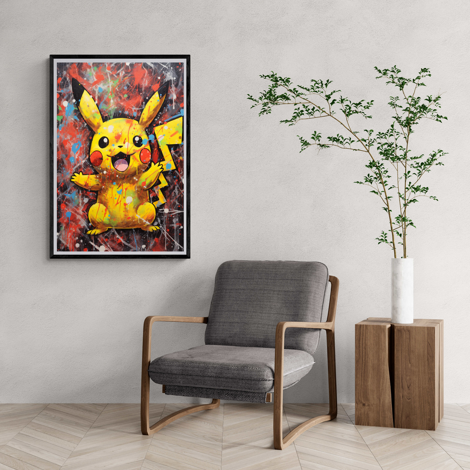 Pikachu Graffiti