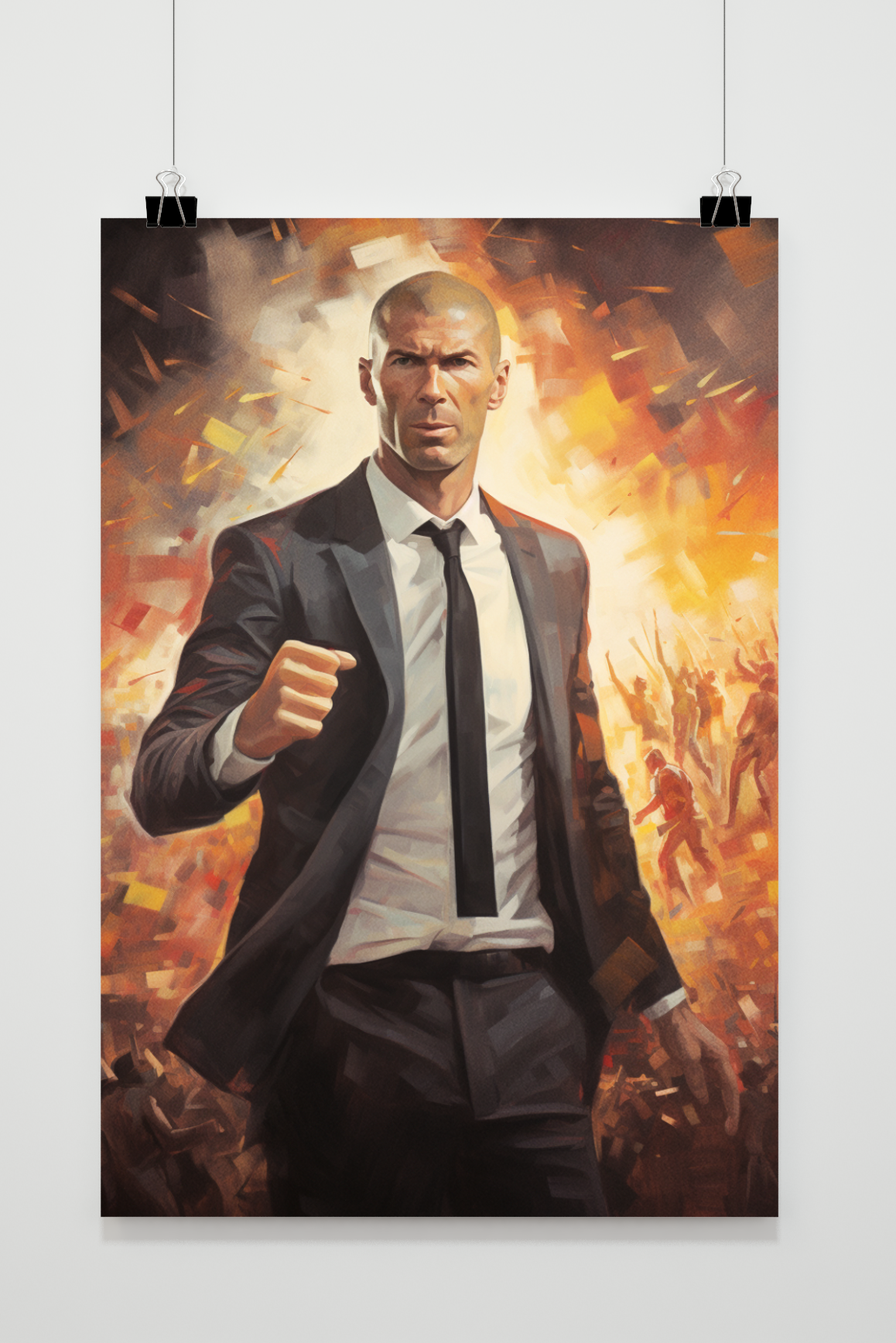 Póster Zidane Entrenador de 25 Artstreet