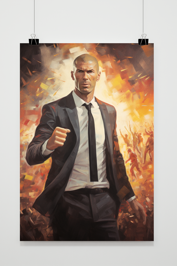 Zidane Coach poster