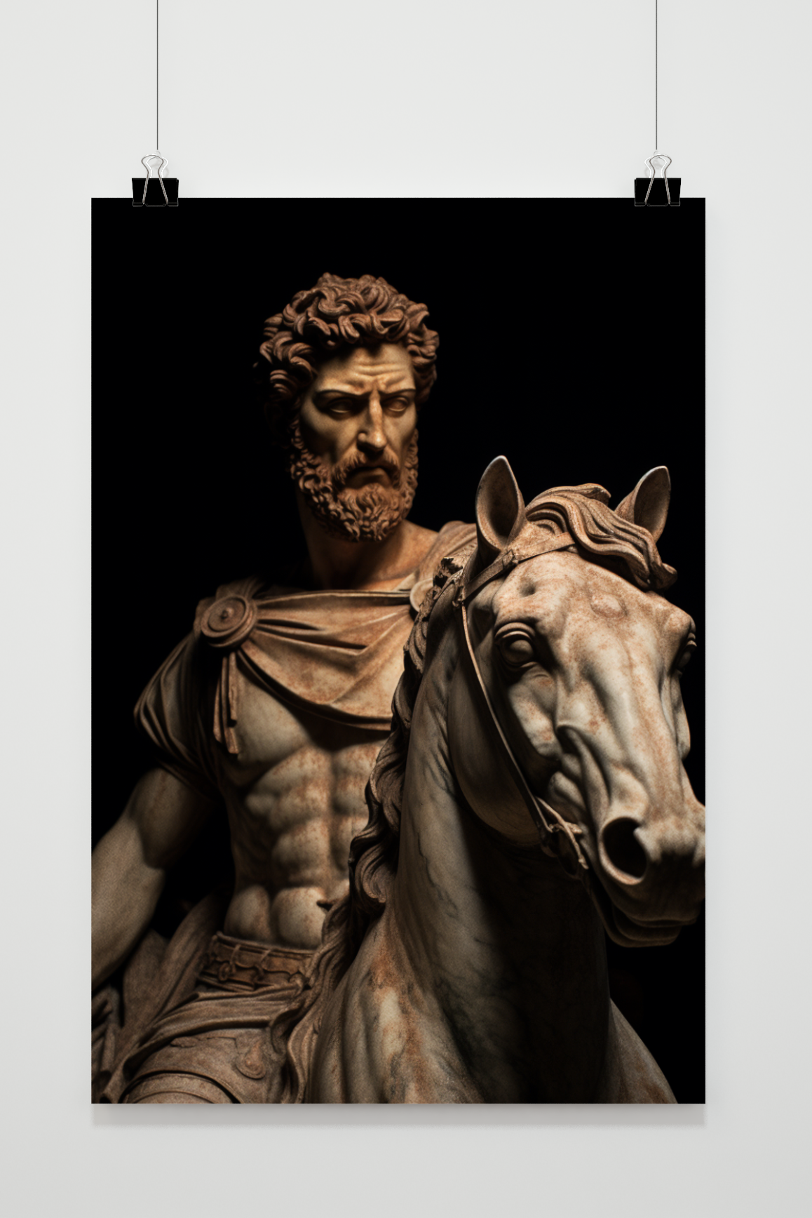 Póster Marco Aurelio a Caballo de 25 Artstreet