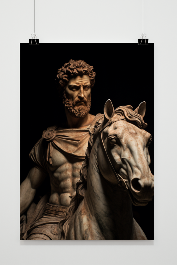 Marcus Aurelius Pferd Poster