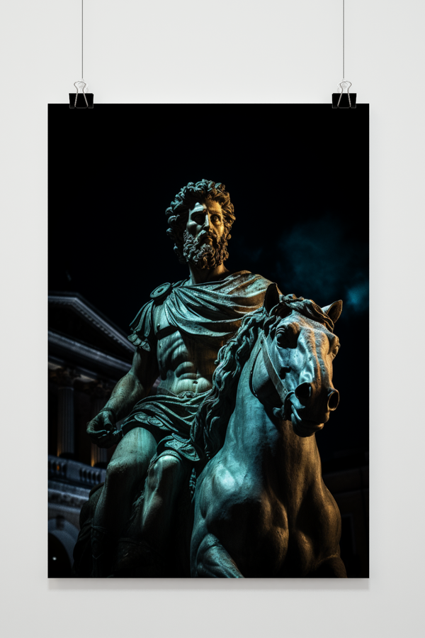 Marcus Aurelius Draußen Poster