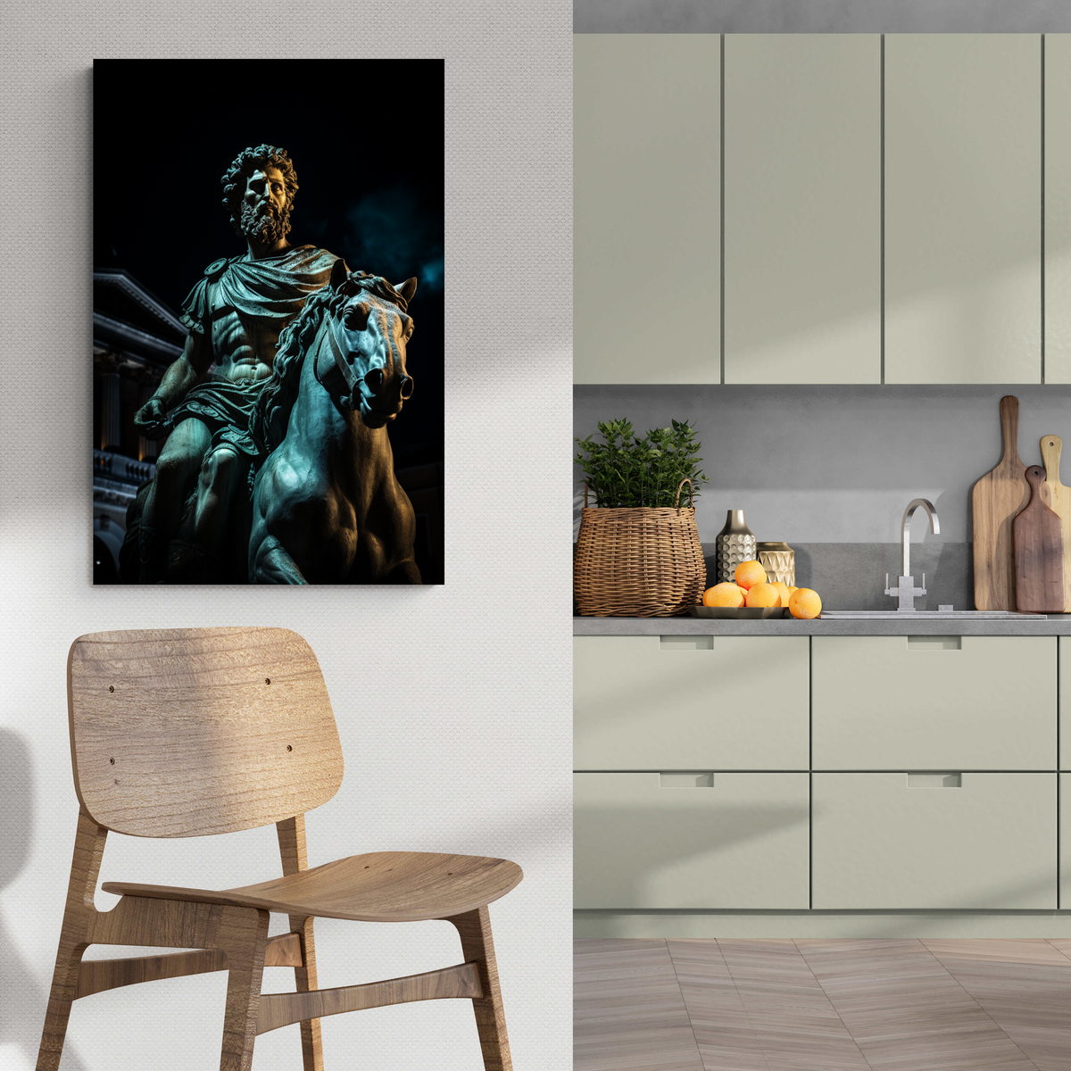 Marcus Aurelius Extérieur dans un intérieur