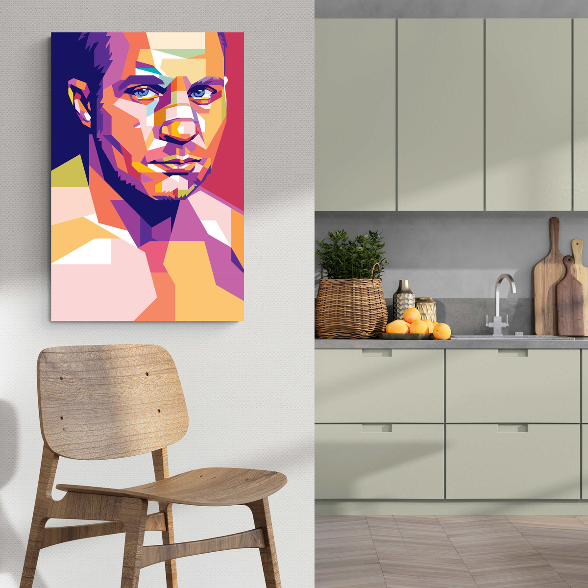 Fedor Emiliananko Pop Art en un interior