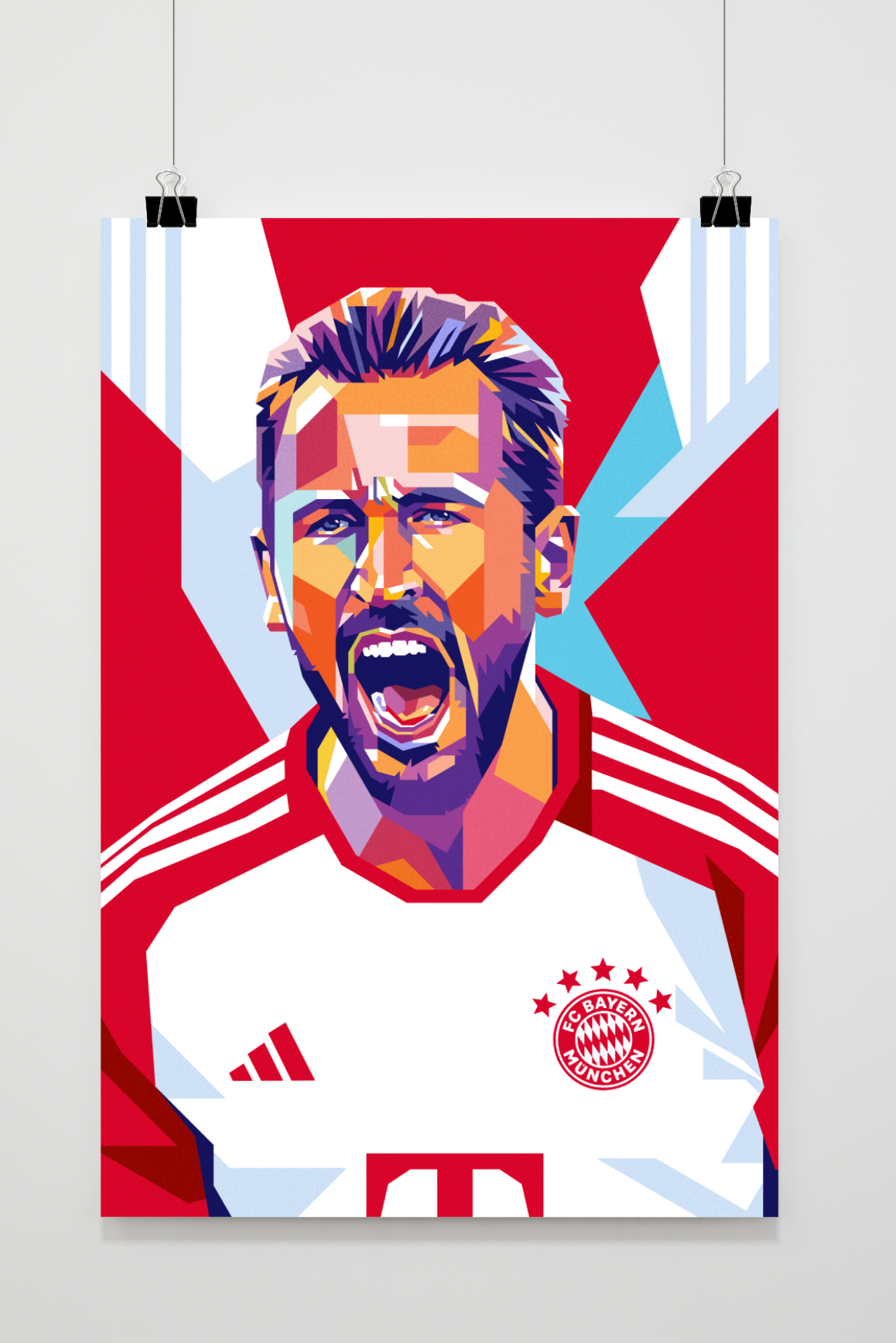 Póster Harry Kane de 25 Artstreet