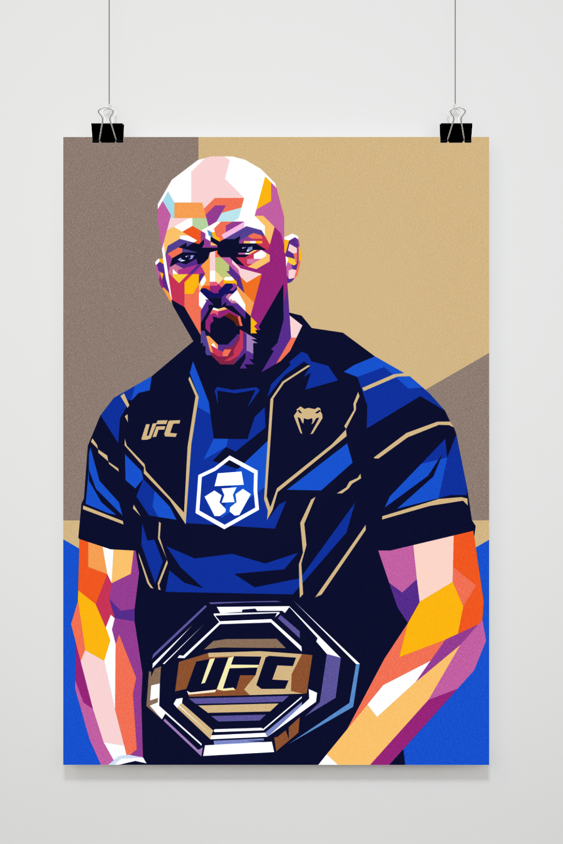 Póster Jon Jones de 25 Artstreet