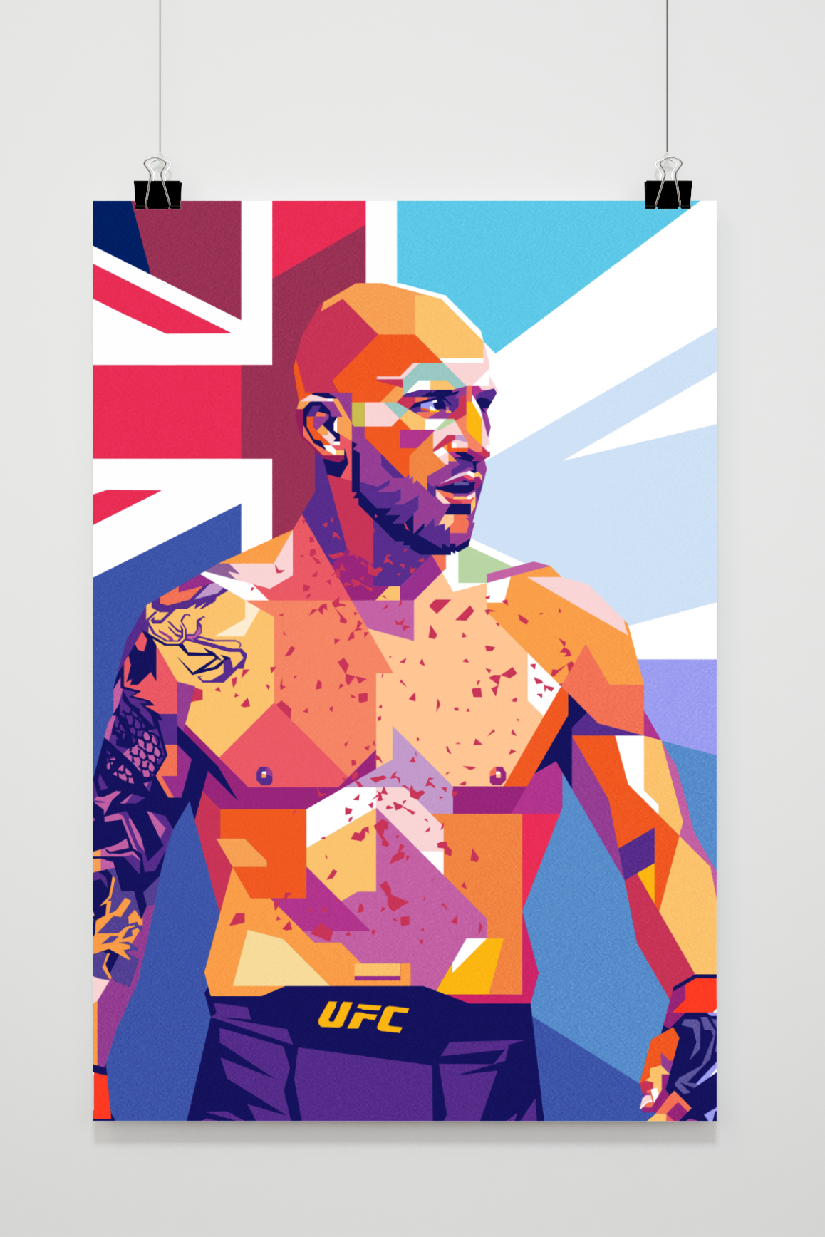 Póster Volkanovski de 25 Artstreet