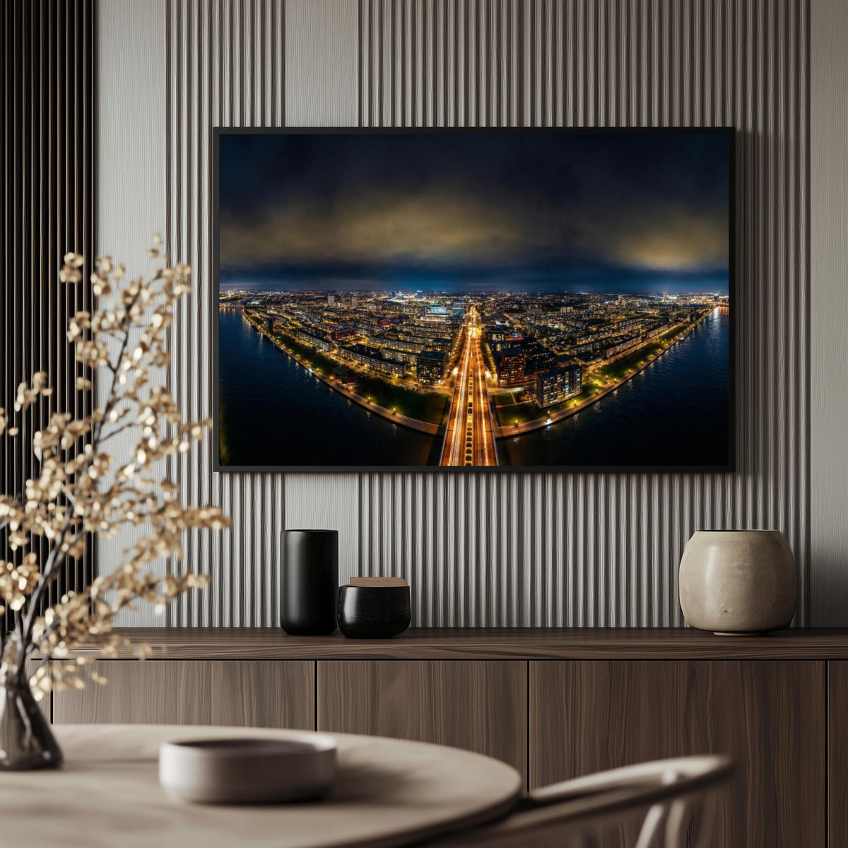 Foto Skyline en un interior