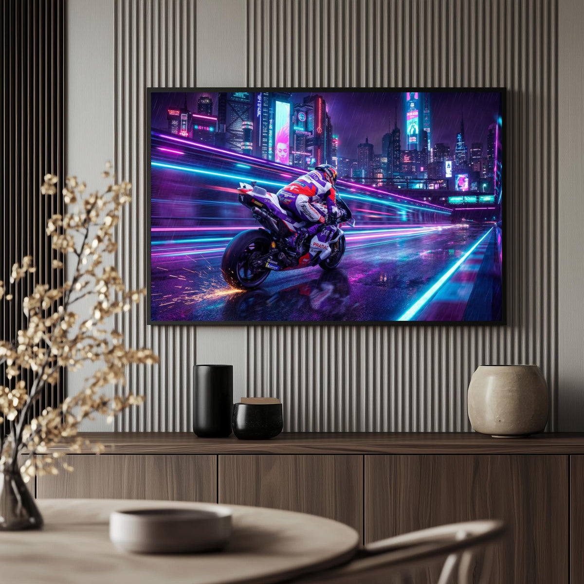 Foto MotoGP en un interior