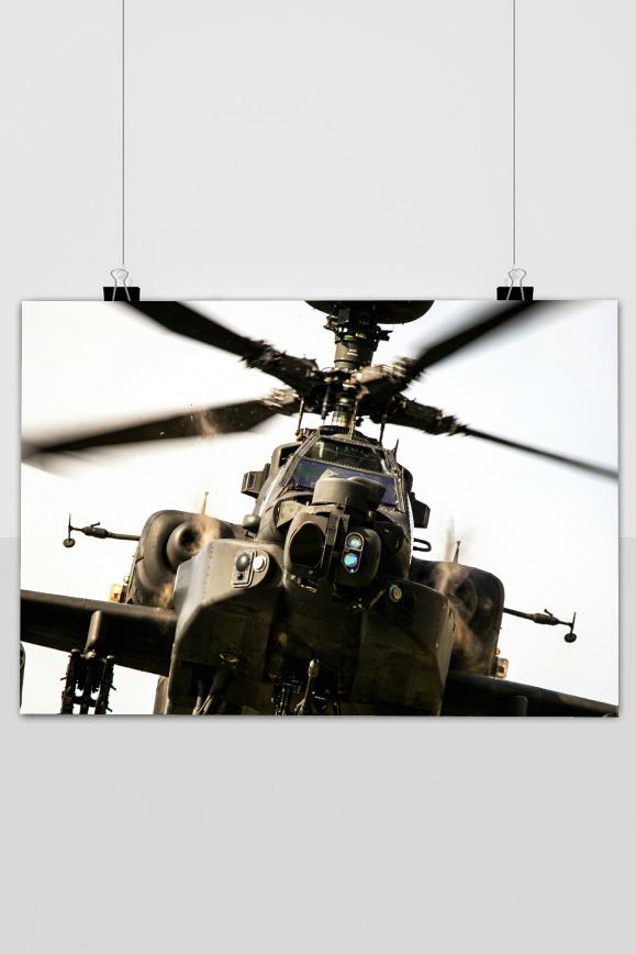 Army Helicopter poster