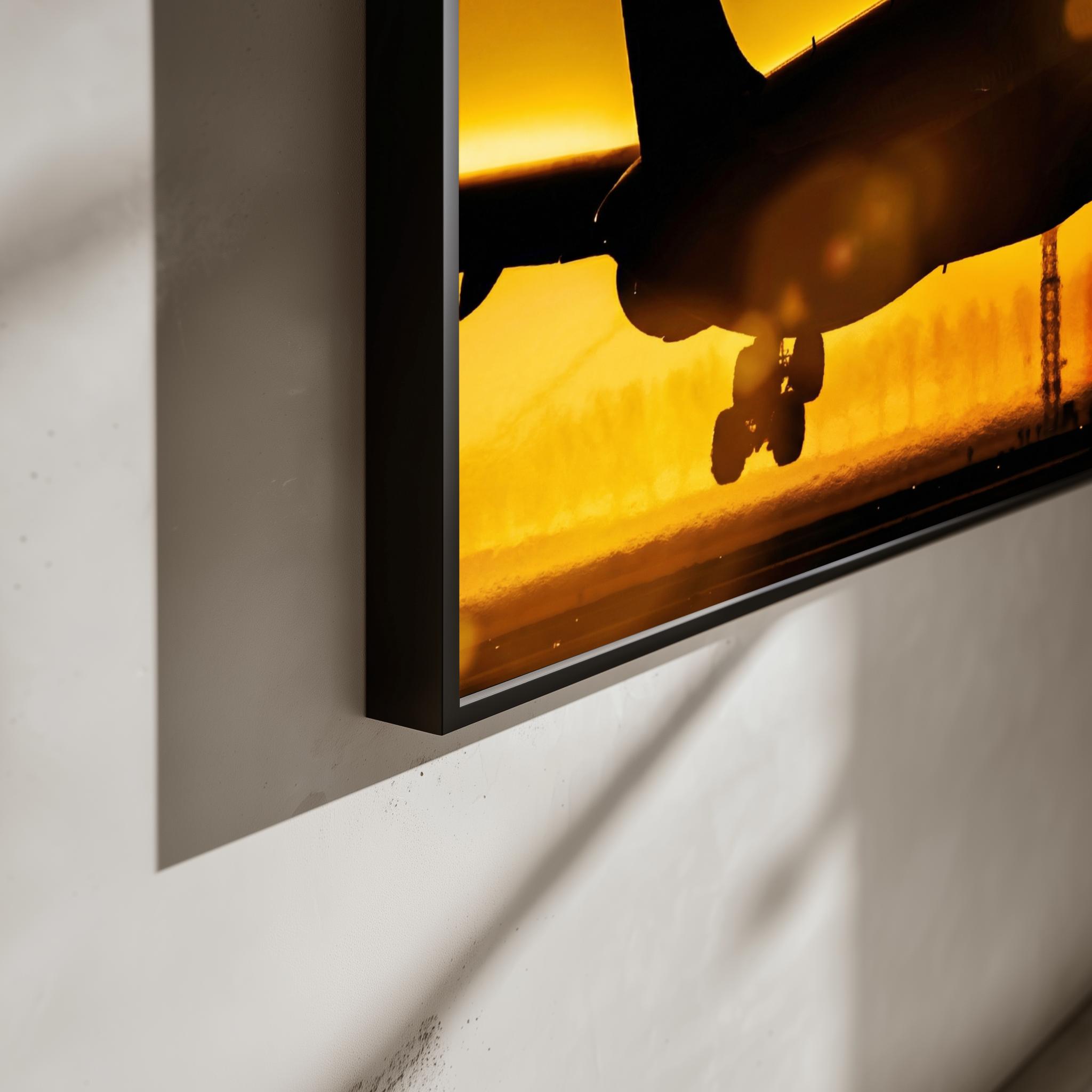 Vliegtuig Zonsondergang