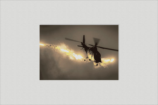 Hubschrauber-Flare