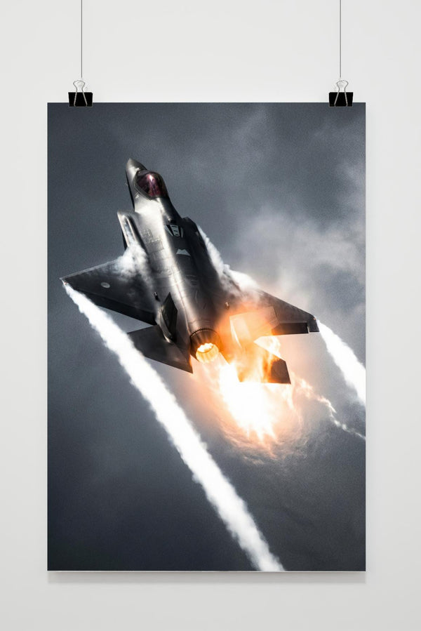 Affiche Chasseur en vol