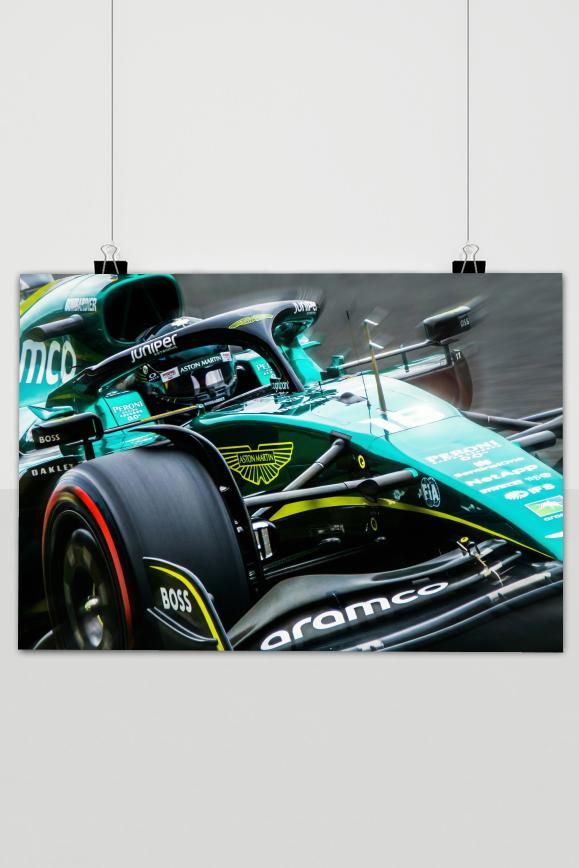 Affiche F1 Voiture de Sport