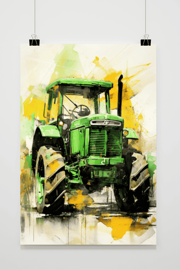 John Deere Trekker poster