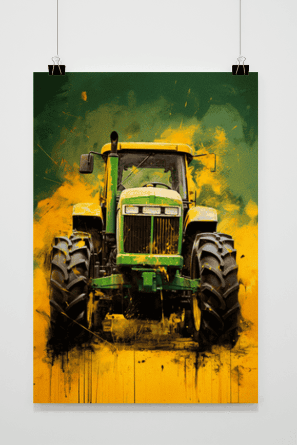 John Deere Trekker poster