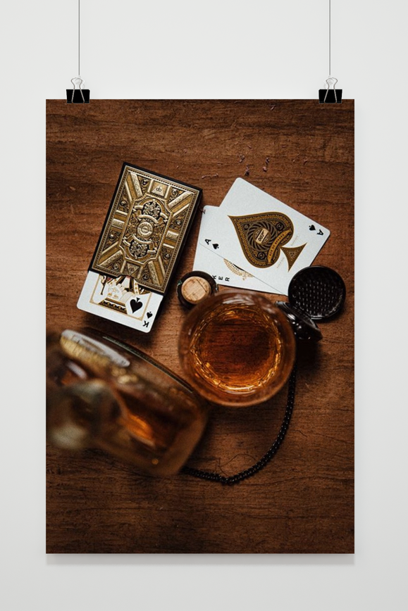 Póster Whisky Kaarten de 25 Artstreet