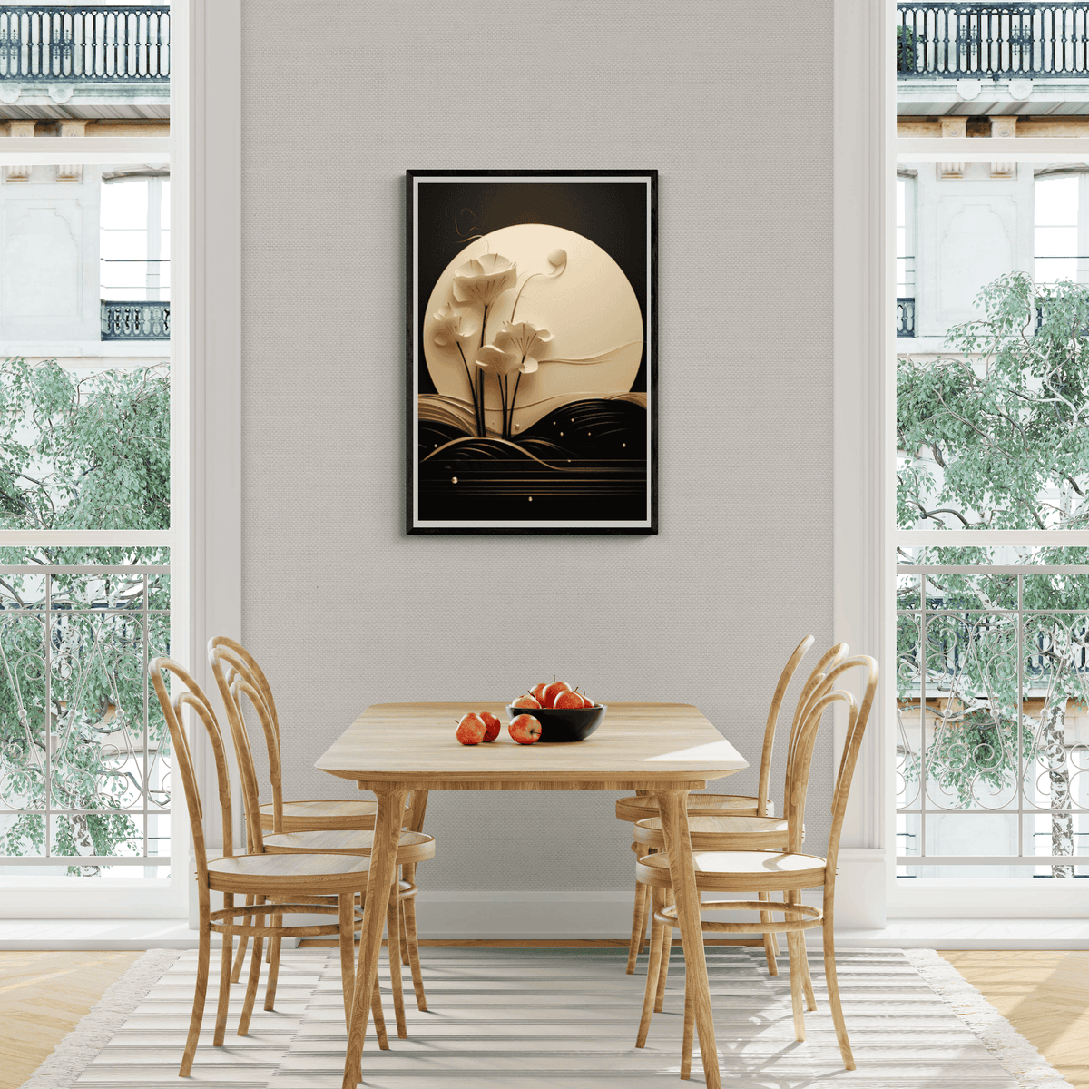 Lotus Doré dans un intérieur