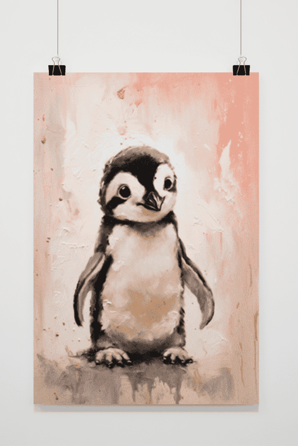 Baby-Pinguin Poster