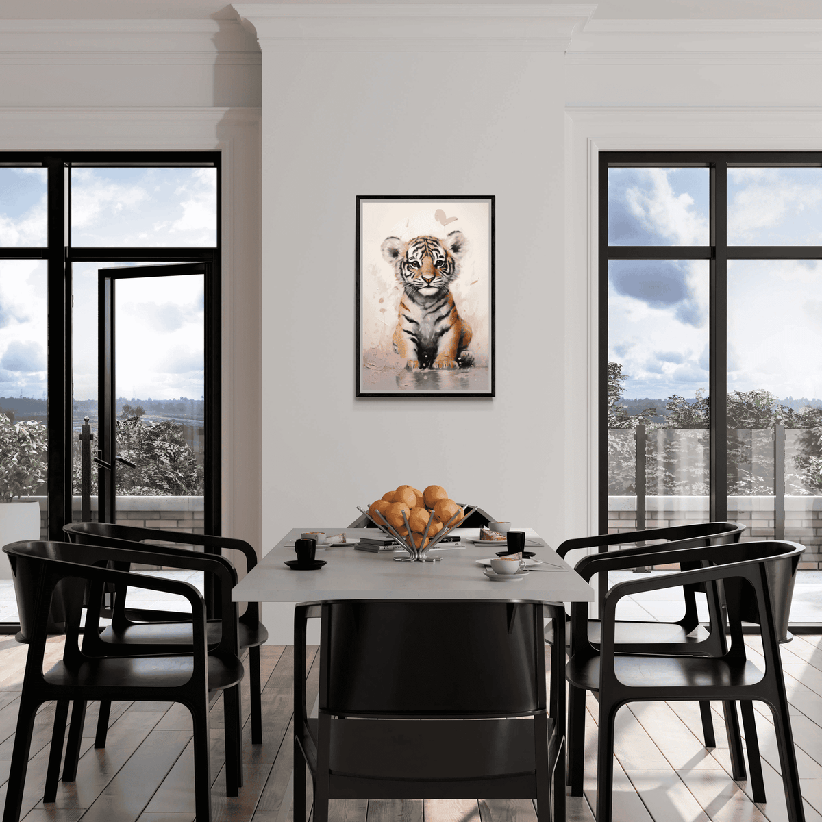 Ourson Abstrait dans un intérieur