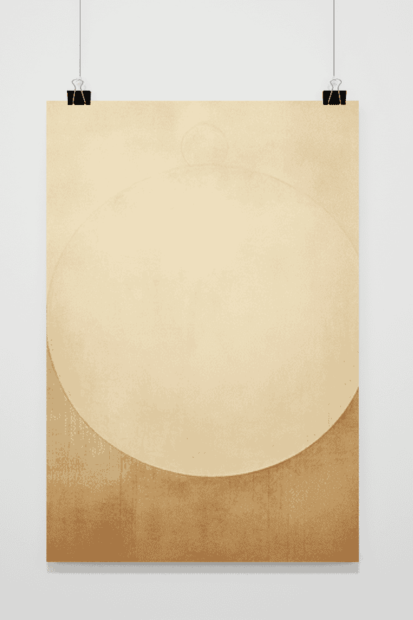 Cirkel Goud poster
