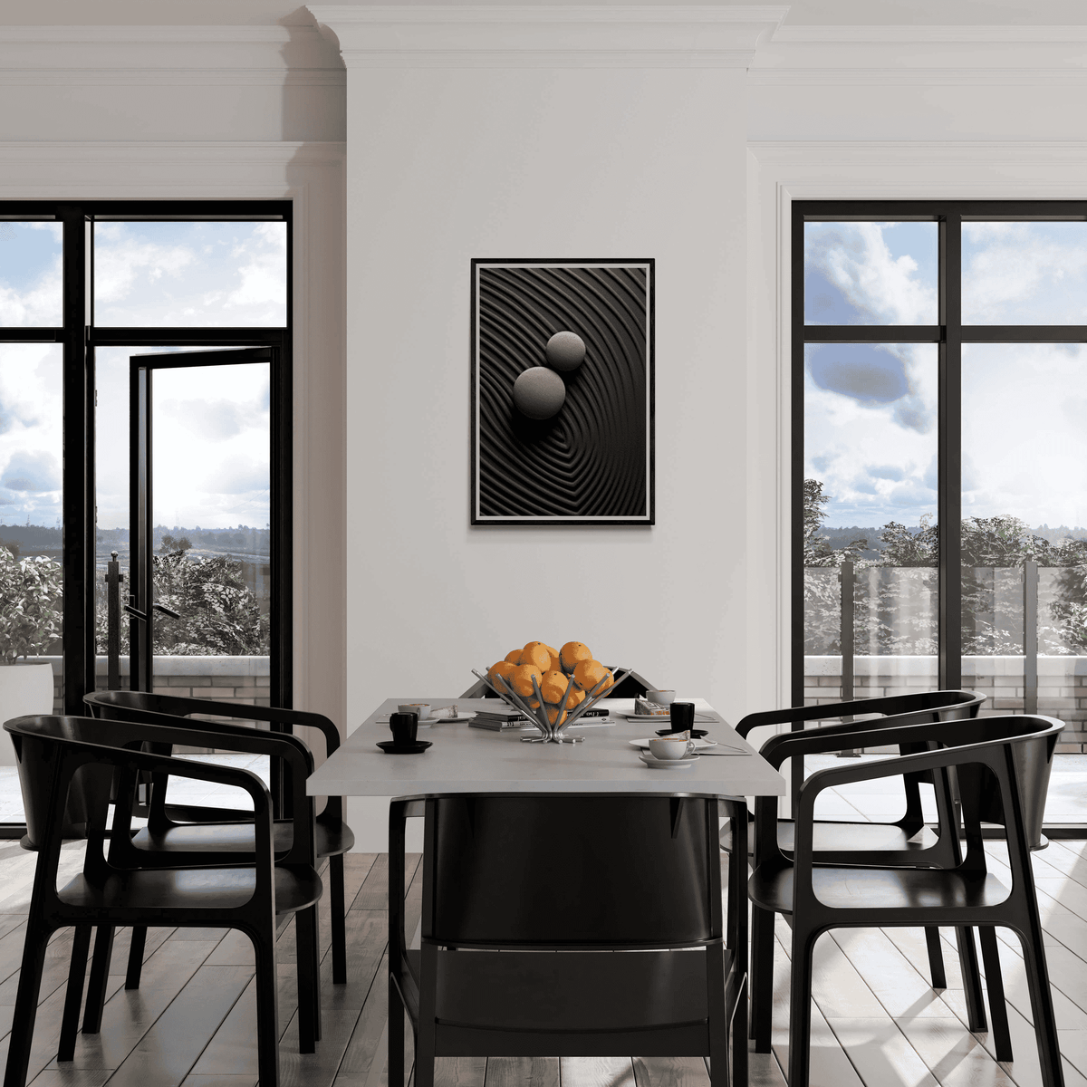 Pierres Feng Shui dans un intérieur