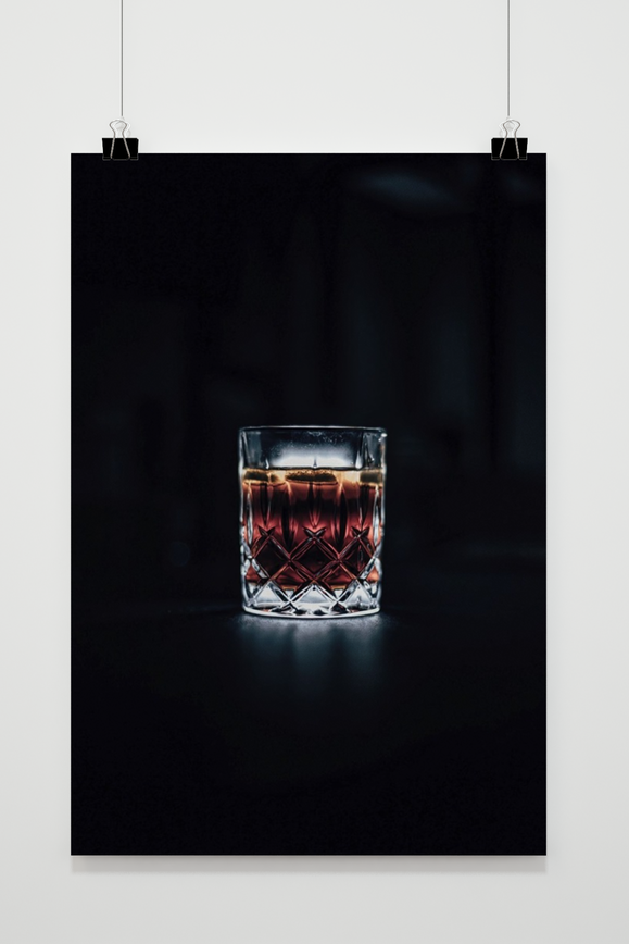 Póster Copa de Whisky de 25 Artstreet
