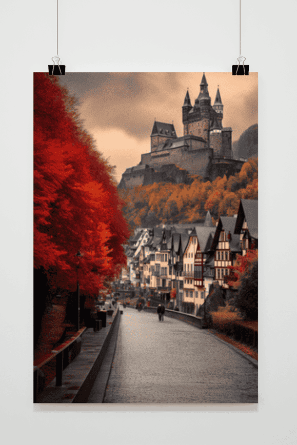 Póster Castillo Alemán de 25 Artstreet