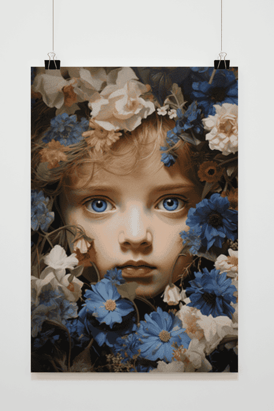 Engelsblaue Augen