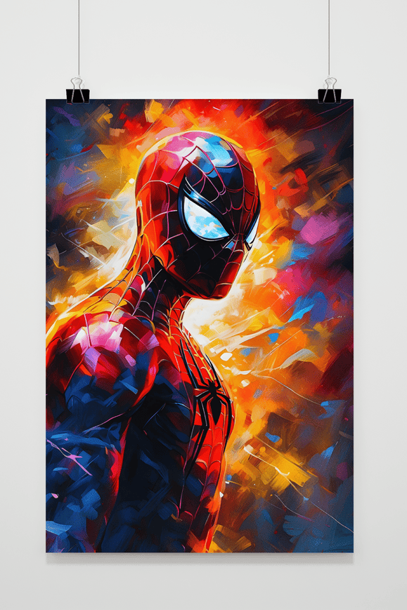 Spiderman Porträt Poster