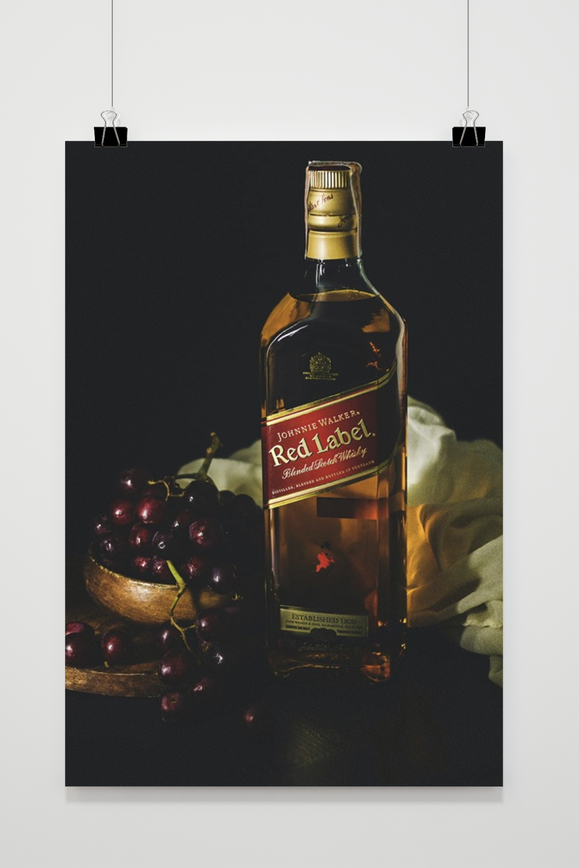 Póster Red Label Bebida de 25 Artstreet