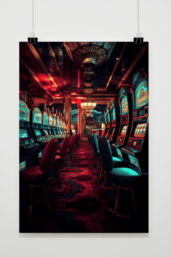Póster Máquinas de Casino