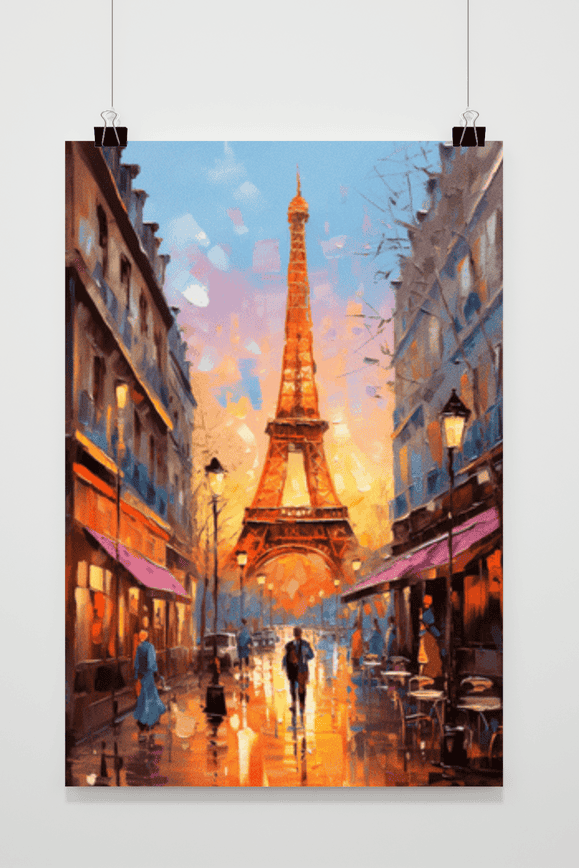 Póster Terraza de París de 25 Artstreet
