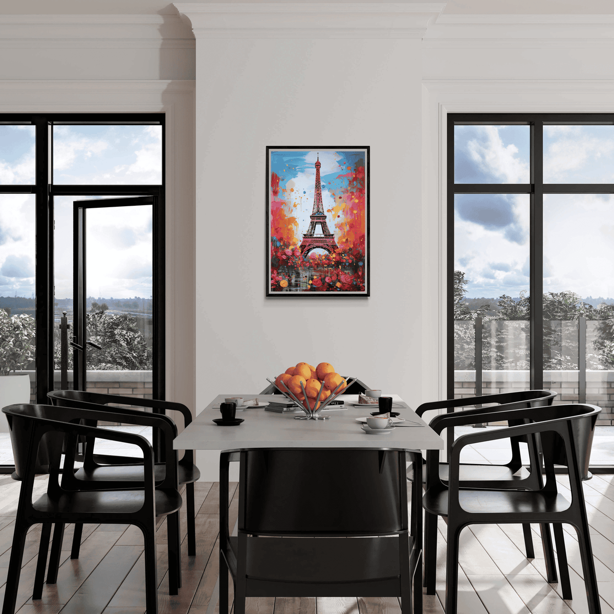 París Acuarela en un interior