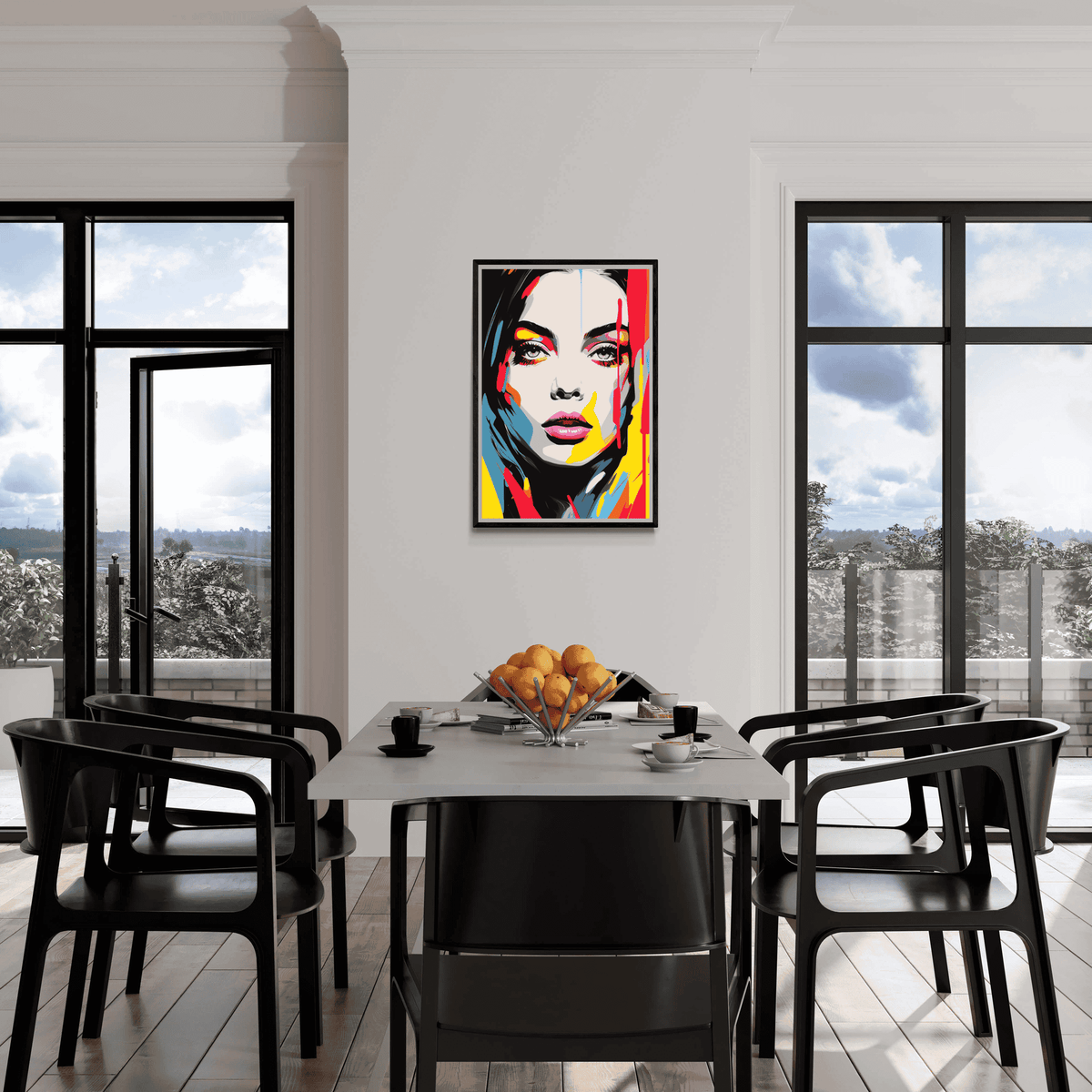Mujer en un interior