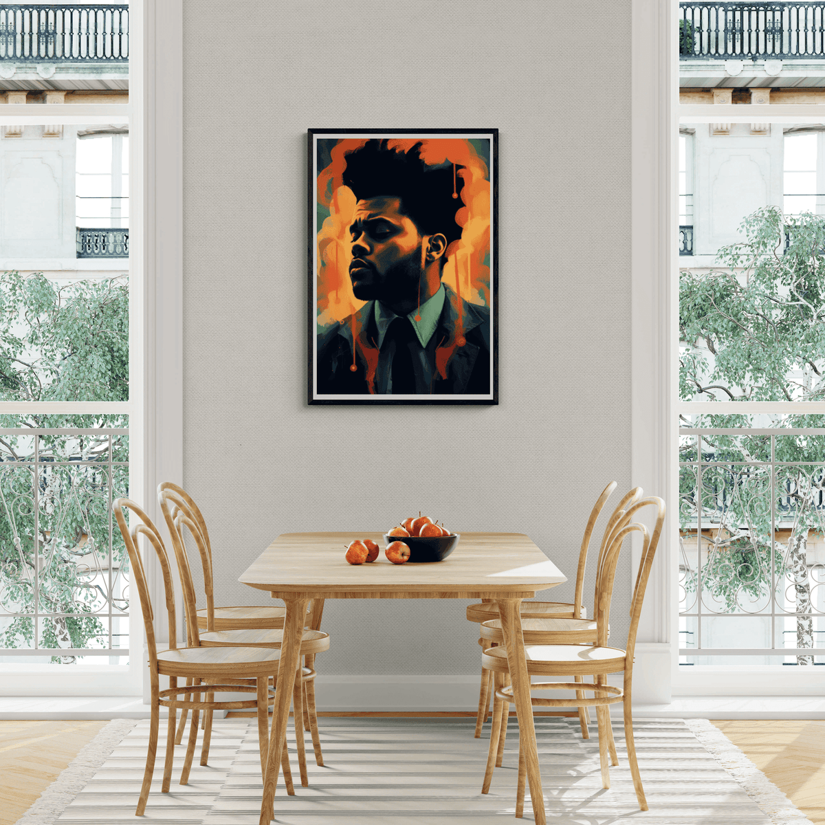 The Weeknd Abstrait dans un intérieur