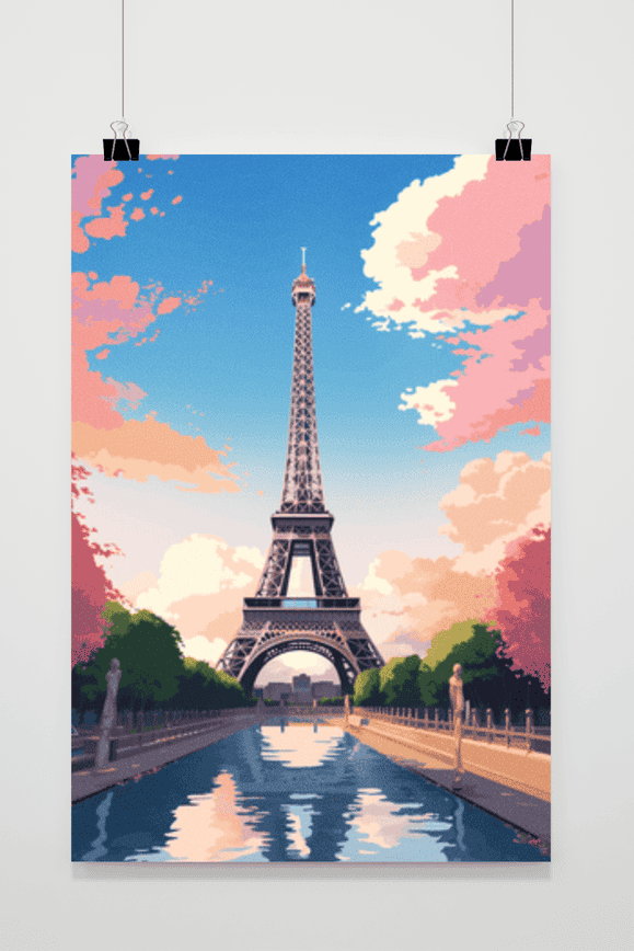 Póster París Agua
